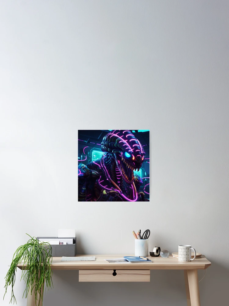Thumbnail 2 of 3, Poster, Bismarck Ringed Python God designed and sold by Dawn van Doorn.