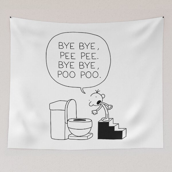 Item preview, WIMPY KID BYE BYE PEE PEE POO POO designed and sold by cheapfan.