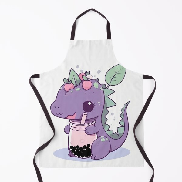 Item preview, cute dino boba designed and sold by nhahn33.