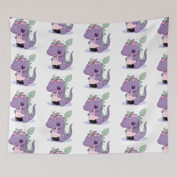Item preview, cute dino boba  designed and sold by nhahn33.