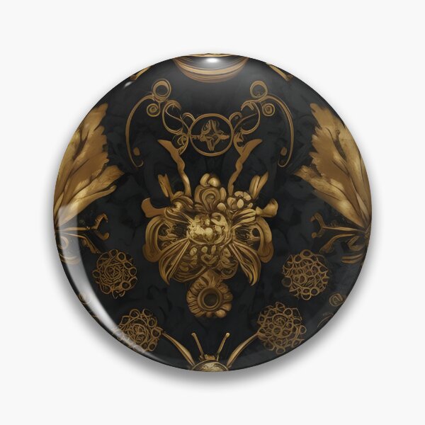 Item preview, Splendid Golden Abstract Honey Bees Pattern designed and sold by PatternBestFan.