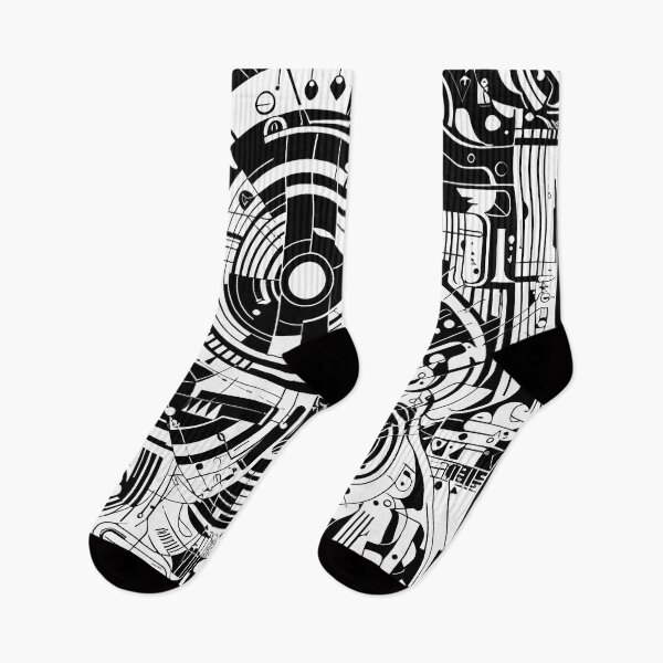 Item preview, Monochrome Pattern designed and sold by MTJ-Mushrooms.