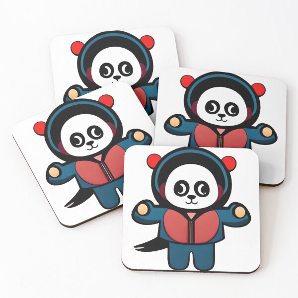 Item preview, panda astronout biru designed and sold by Permana96.