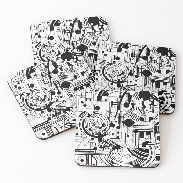Item preview, Monochrome Pattern designed and sold by MTJ-Mushrooms.