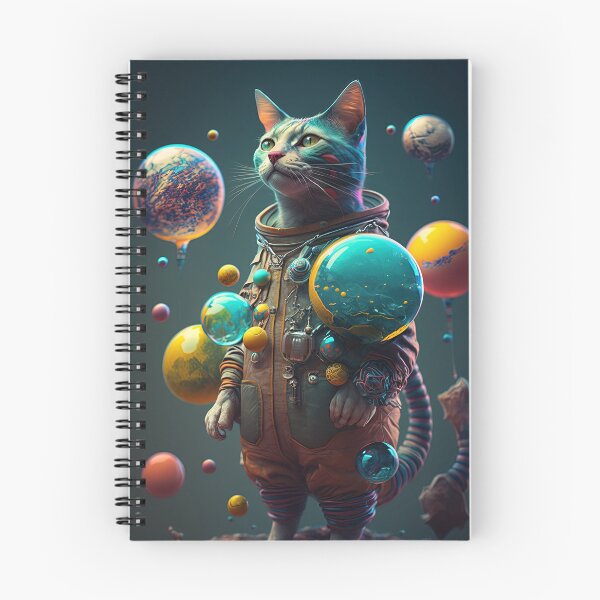 Item preview,  Environmentalist Cyberpunk Cat celebrating Earth Day - surrealist AI Generated Art designed and sold by Flowsaiartshop.
