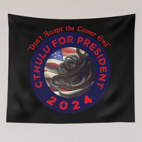 Item preview, CTHULU FOR PRESIDENT 2024 TENTACLES designed and sold by Marni Scofidio Desi9ns.