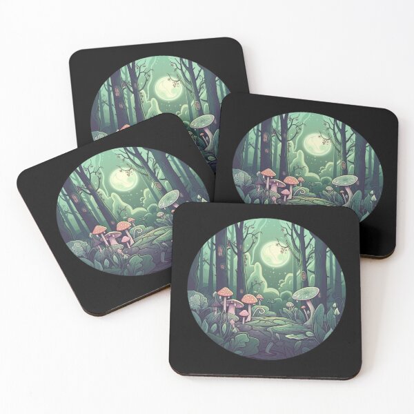 Item preview, Enchanted Forest: Magical Whimsical Soft Peaceful Green Glow Fantasy Otherworldly  designed and sold by DigiNook.