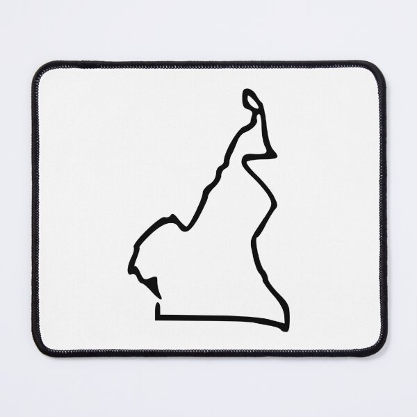 Item preview, Cameroon (Cameroun) Minimalistic Country Outline designed and sold by Natamus.