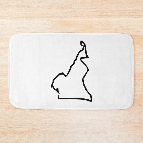 Item preview, Cameroon (Cameroun) Minimalistic Country Outline designed and sold by Natamus.