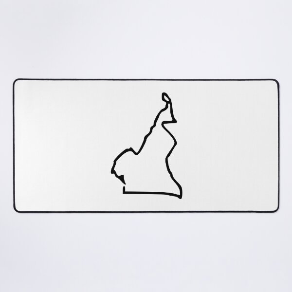 Item preview, Cameroon (Cameroun) Minimalistic Country Outline designed and sold by Natamus.