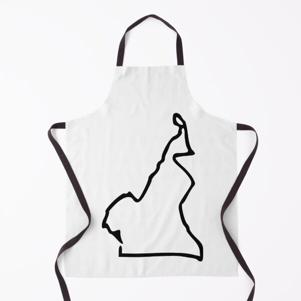 Item preview, Cameroon (Cameroun) Minimalistic Country Outline designed and sold by Natamus.