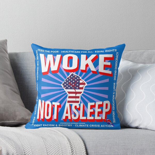 Item preview, PMD00783 Progressive Movement Designs Woke Not Asleep shows you understand what woke means support progressive policy goals for progressive Democrats Independents and Bernie Sanders supporters designed and sold by ProgressiveLeft.
