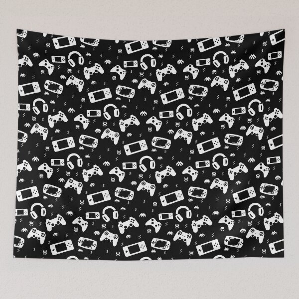 Item preview, Game pad white pattern designed and sold by MortemMaker.