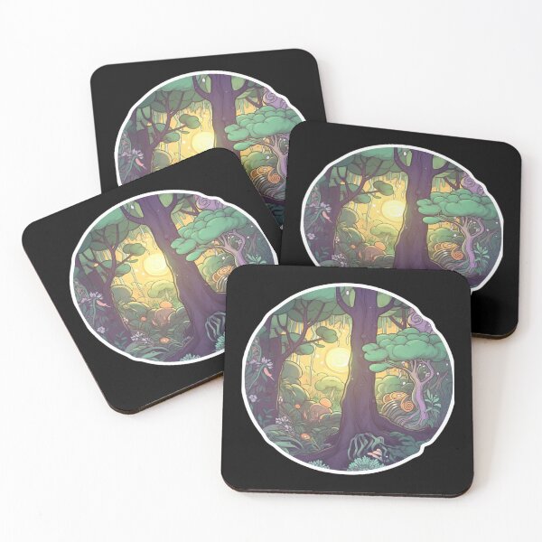 Item preview, Enchanted Forest: Magical Whimsical Soft Peaceful Green Glow Fantasy Otherworldly  designed and sold by DigiNook.