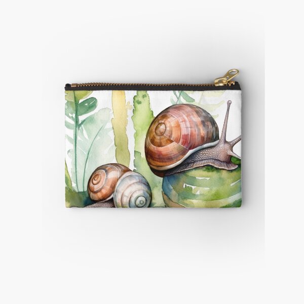 Item preview, Watercolor Wash Garden Snails designed and sold by Matt's Artificial Nature.