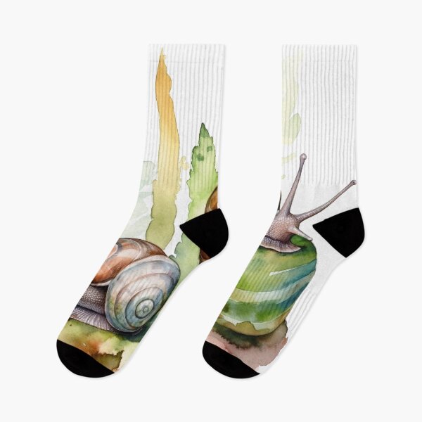Item preview, Watercolor Wash Garden Snails designed and sold by Matt's Artificial Nature.