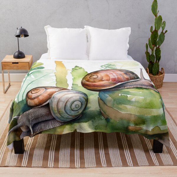 Item preview, Watercolor Wash Garden Snails designed and sold by Matt's Artificial Nature.
