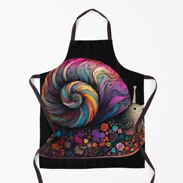 Item preview, Psychedelic Trippy Garden Snail designed and sold by Matt's Artificial Nature.
