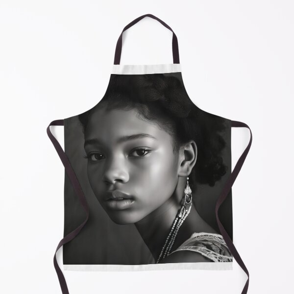 Item preview, Portait of a beautiful 17 year old African American girl designed and sold by AIArtShopPro.