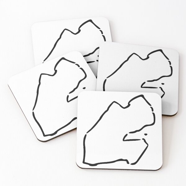 Item preview, Djibouti (جيبوتي) Minimalistic Country Outline designed and sold by Natamus.