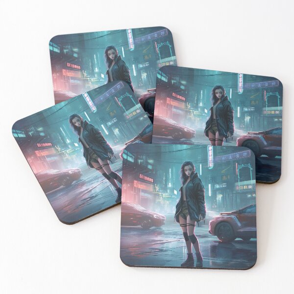 Item preview, Girl in a Cyberpunk City designed and sold by SilRaXi.