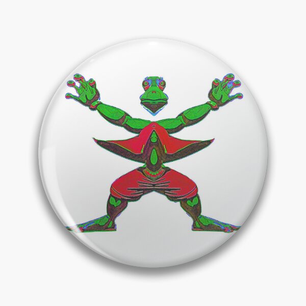 Item preview, *Funny Yoga Frog Warrior Pose* designed and sold by Ralek.