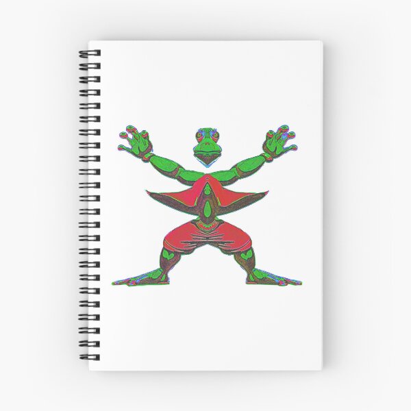 Item preview, *Funny Yoga Frog Warrior Pose* designed and sold by Ralek.