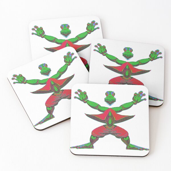 Item preview, *Funny Yoga Frog Warrior Pose* designed and sold by Ralek.