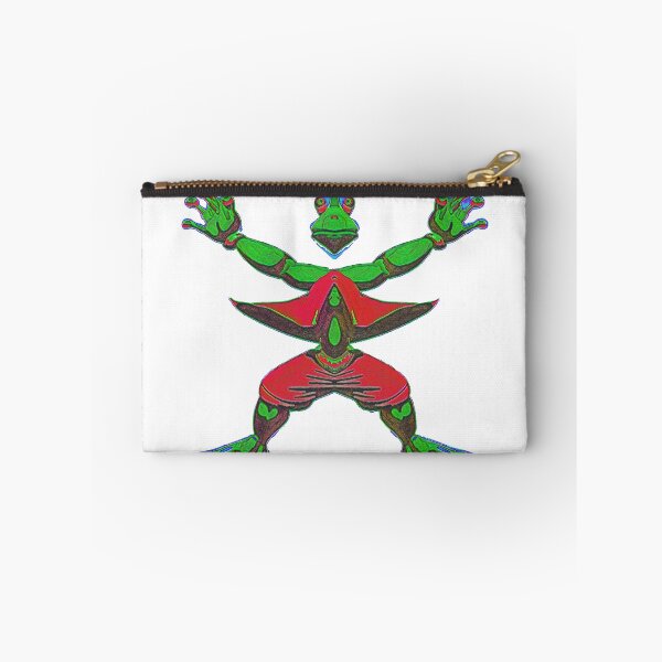Item preview, *Funny Yoga Frog Warrior Pose* designed and sold by Ralek.