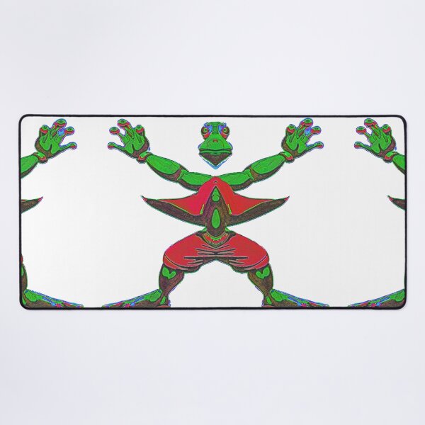Item preview, *Funny Yoga Frog Warrior Pose* designed and sold by Ralek.