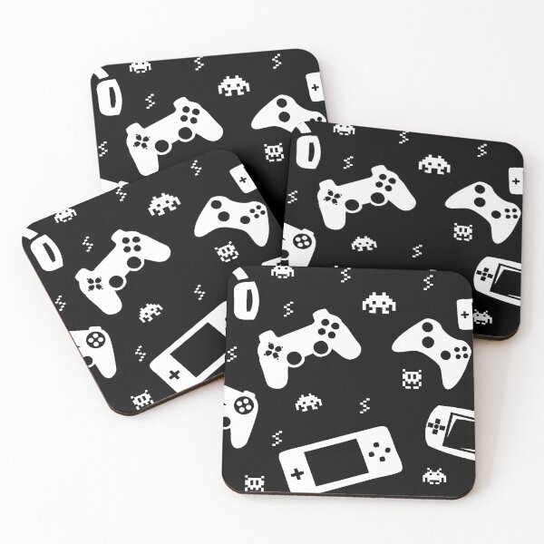 Item preview, Game pad white pattern designed and sold by MortemMaker.