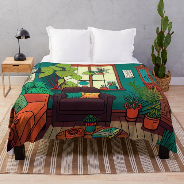 Item preview, Pattern From A Living Room With Boho Elements designed and sold by MTJ-Mushrooms.