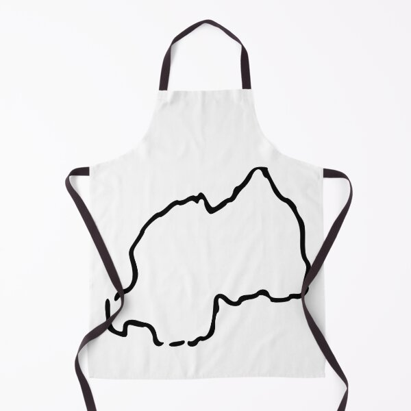 Artikelvorschau, Rwanda Minimalistic Country Outline entworfen und verkauft von Natamus.