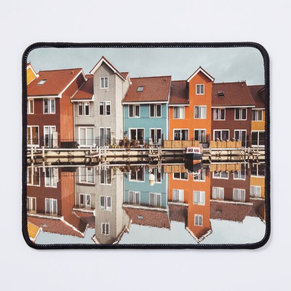 Item preview, groningen colorful houses designed and sold by franckreporter.