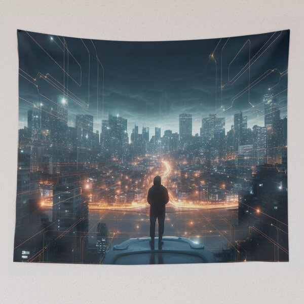 Item preview, Neural City: A Futuristic Metropolis in Cyberspace designed and sold by PrintCove.