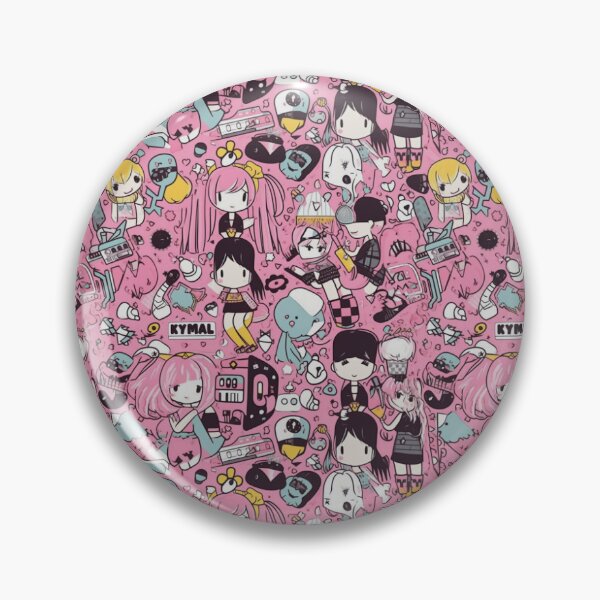Item preview, Kawaii K-Pop - Cute K-Pop Pattern designed and sold by Reimagining  Images.