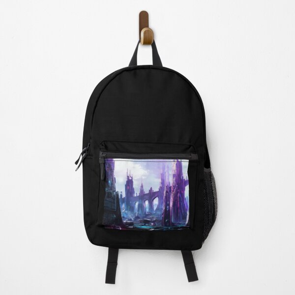 Item preview, Elf City In Cyberpunk Universe designed and sold by KalipsoArt.