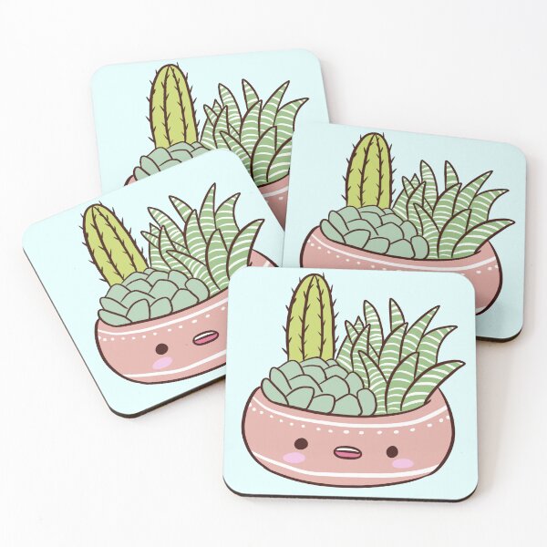 Item preview, Cute succulents illustration  designed and sold by Yarafantasyart.