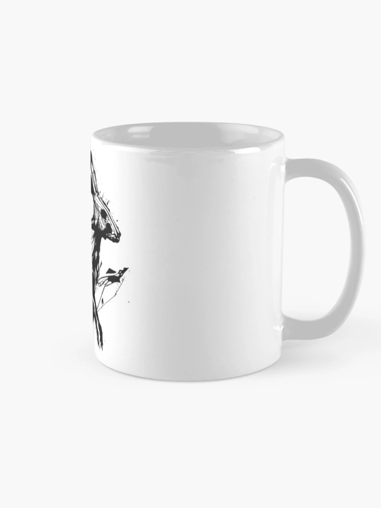 Thumbnail 3 of 6, Coffee Mug, Abstract Rabbit designed and sold by CortexCreations.
