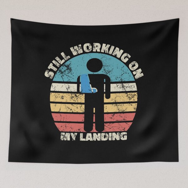 Item preview, Still Working On My Landing Funny Injury Hand  designed and sold by solimangomaa.