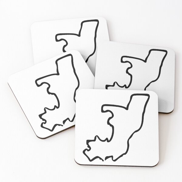 Item preview, Republic of the Congo (Congo-Brazzaville) Minimalistic Country Outline designed and sold by Natamus.