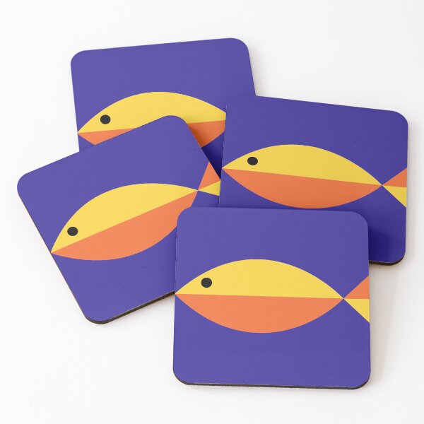 Item preview, Yellow Orange Monochrome Fish designed and sold by KaiphamArtist.