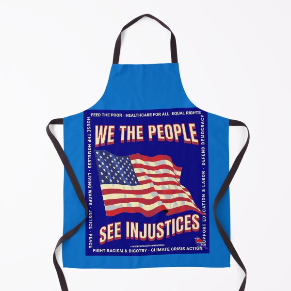 Item preview, PMD00789 Progressive Movement Designs Woke USA American Flag patriotic design shows you support progressive policy goals for progressive Democrats and Independents and Bernie Sanders supporters designed and sold by ProgressiveLeft.