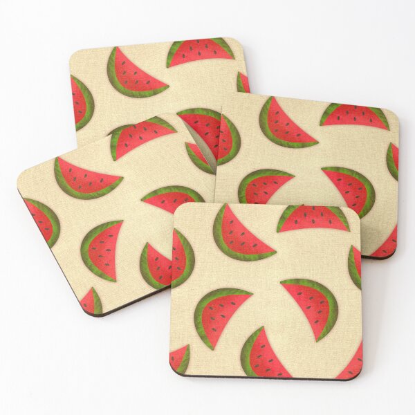 Item preview, Cute watermelons fabric textured background  designed and sold by zuchri.