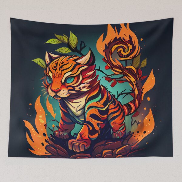 Item preview, When Your Tiger Looks Good On Fire designed and sold by MTJ-Mushrooms.