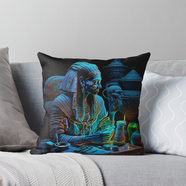 Aperçu de l'œuvre Contemplation psychédélique de Pharaon créée et vendue par FrumTheMindOf.