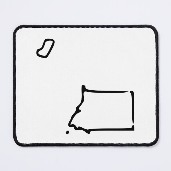 Item preview, Equatorial Guinea (Guinea Ecuatorial) Minimalistic Country Outline designed and sold by Natamus.