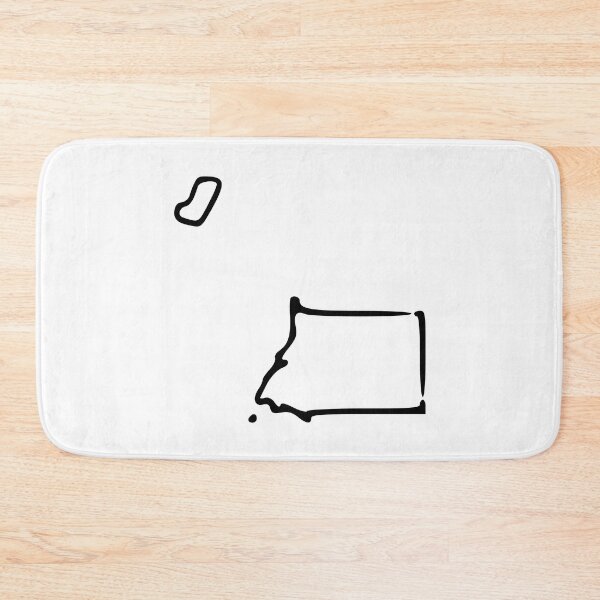Item preview, Equatorial Guinea (Guinea Ecuatorial) Minimalistic Country Outline designed and sold by Natamus.