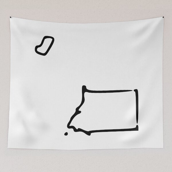 Item preview, Equatorial Guinea (Guinea Ecuatorial) Minimalistic Country Outline designed and sold by Natamus.