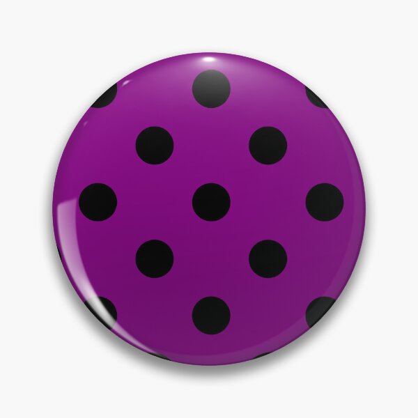Item preview, Black Polka Dots On Purple  designed and sold by POLKAIWERX.